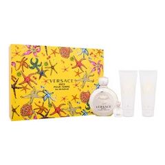 VERSACE EROS POUR FEMME GIFT SET EDP 100 ML, SHOWER GEL 100 ML, BODY LOTION 100 ML AND MINIATURE EDP 5 ML