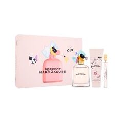 MARC JACOBS PERFECT GIFT SET EDP 100 ML, MINIATURE EDP 10 ML AND BODY LOTION 75 ML