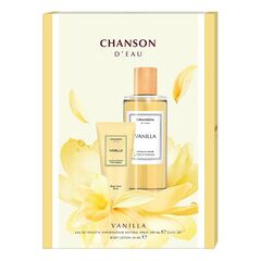CHANSON D´EAU VANILLA GIFT SET EDT 100 ML A BODY LOTION 50 ML