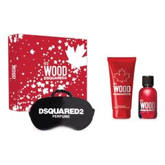 DSQUARED2 RED WOOD GIFT SET EDT 50 ML, SHOWER GEL 100 ML AND SLEEPING MASK
