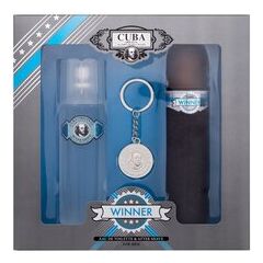CUBA WINNER GIFT SET EDT 100 ML, AFTER SHAVE 100 ML AND PENDANT