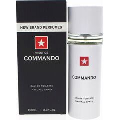 NEW BRAND PERFUMES PRESTIGE COMMANDO EDT 100ML