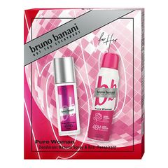 BRUNO BANANI PURE WOMAN GIFT SET DEODORANT 75 ML A ANTIPERSPIRANT 150 ML