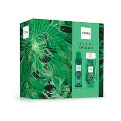 C-THRU LUMINOUS EMERALD GIFT SET DEOSPRAY 150 ML AND SHOWER GEL 250 ML