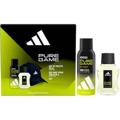 ADIDAS PURE GAME DÁRKOVÁ SADA EDT 50 ML, DEOSPRAY 150 ML A KŠILTOVKA