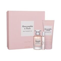 ABERCROMBIE & FITCH AUTHENTIC WOMAN SET EDP 100 ML + MINIATURE EDP 15 ML + BODY LOTION 200 ML