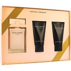 NARCISO RODRIGUEZ FOR HER DÁRKOVÁ SADA PRO ŽENY PARFÉMOVANÁ VODA 50 ML + TĚLOVÉ MLÉKO 50 ML + SPRCHOVÝ GEL 50 ML