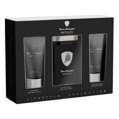 LAMBORGHINI MITICO GIFT SET EDT 125 ML, SHOWER GEL 100 ML AND AFTER SHAVE BALSAM (AFTER SHAVE BALM) 100 ML