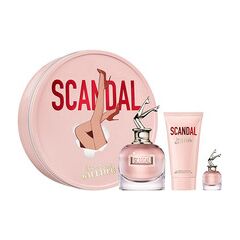 JEAN PAUL GAULTIER SCANDAL GIFT SET EDP 80 ML, BODY LOTION 75 ML AND MINIATURE EDP 6 ML
