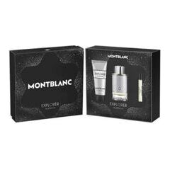 MONT BLANC EXPLORER PLATINUM GIFT SET EDP 100 ML, SHOWER GEL 100 ML AND MINIATURE EDT 7.5 ML