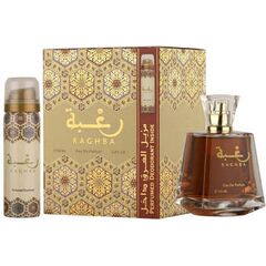 LATTAFA RAGHBA GIFT SET EDP 100 ML AND DEOSPRAY 50 ML