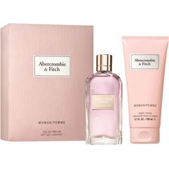 ABERCROMBIE & FITCH FIRST INSTINCT FOR HER DÁRKOVÁ SADA EDP 100 ML A TĚLOVÉ MLÉKO 200 ML