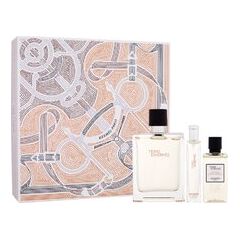 HERMÈS TERRE D'HERMES GIFT SET EDT 100 ML, MINIATURE EDT 15 ML AND SHOWER GEL 40 ML