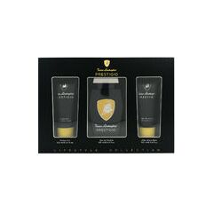 LAMBORGHINI PRESTIGIO GIFT SET EDT 125 ML, SHOWER GEL 100 ML AND AFTER SHAVE BALSAM (AFTER SHAVE BALM) 100 ML
