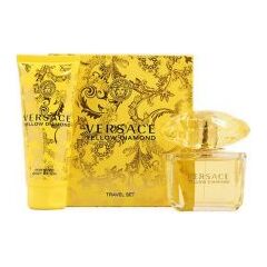 VERSACE YELLOW DIAMOND GIFT SET EDT AND 90 ML BODY LOTION 100 ML YELLOW DIAMOND