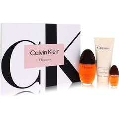 CALVIN KLEIN OBSESSION GIFT SET EDP 100 ML BODY LOTION 200 ML OBSESSION AND EXCLUSIVE MINIPARF