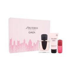 SHISEIDO GINZA DÁRKOVÁ SADA EDP 50 ML, TĚLOVÉ MLÉKO 50 ML A PLEŤOVÉ SÉRUM 10 ML