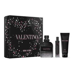 VALENTINO UOMO BORN IN ROMA DÁRKOVÁ SADA EDT 100 ML, MINIATURKA EDT 15 ML A SPRCHOVÝ GEL 75 ML