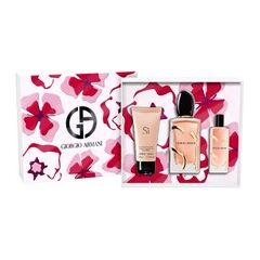 GIORGIO ARMANI SÍ INTENSE DÁRKOVÁ SADA EDP 100 ML, TĚLOVÉ MLÉKO 50 ML A MINIATURKA EDP 15 ML