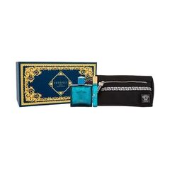 VERSACE EROS EAU DE PARFUM GIFT SET EDP 100 ML, MINIATURE EDP 10 ML AND COSMETIC BAG
