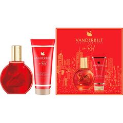 GLORIA VANDERBILT VANDERBILT IN RED DÁRKOVÁ SADA EDT 100 ML A TĚLOVÉ MLÉKO 100 ML