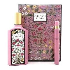GUCCI FLORA GORGEOUS GARDENIA GIFT SET EDP 100 ML AND EDP MINIATURE 10 ML