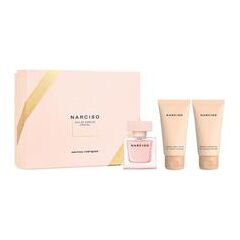 NARCISO RODRIGUEZ NARCISO EAU DE PARFUM CRISTAL GIFT SET EDP 50 ML, BODY LOTION 50 ML AND SHOWER GEL 50 ML