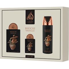 LATTAFA BRIOCHE VANILLE DÁRKOVÁ SADA EDP 100 ML, EDP 20 ML A DEOSPRAY 200 ML