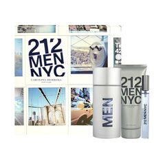CAROLINA HERRERA 212 MEN GIFT SET EDT 100 ML AFTER SHAVE GEL (GEL, AFTER SHAVE) 212 MEN 100 ML AND 212 MINIATURES MEN EDT 10 ML