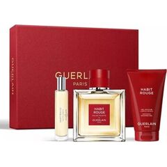 GUERLAIN HABIT ROUGE DÁRKOVÁ SADA EDT 100 ML, SPRCHOVÝ GEL 75 ML A MINIATURKA EDT 10 ML