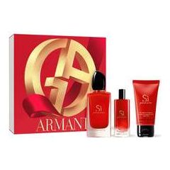 GIORGIO ARMANI SÍ PASSIONE DÁRKOVÁ SADA EDP 100 ML, TĚLOVÉ MLÉKO 50 ML A MINIATURKA EDP 15 ML