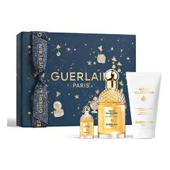 GUERLAIN AQUA ALLEGORIA FORTE MANDARINE BASILIC GIFT SET EDP 75ML, BODY LOTION 75ML AND MINIATURE EDP 7.5ML