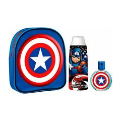 FRAGRANCES FOR CHILDREN CAPTAIN AMERICA GIFT SET EDT 50 ML, BACKPACK AND SHOWER GEL 300 ML
