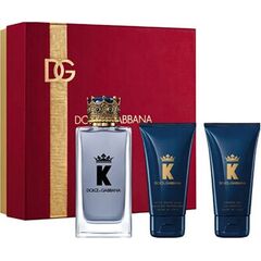 DOLCE GABBANA K BY DOLCE GABBANA GIFT SET EDT 100 ML, AFTER SHAVE BALSAM 50 ML AND SHOWER GEL 50 ML