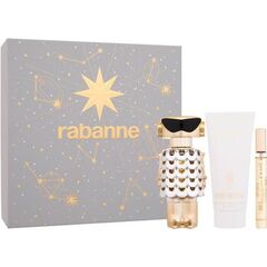 PACO RABANNE FAME DÁRKOVÁ SADA EDP 80 ML, TĚLOVÉ MLÉKO 100 ML A MINIATURKA EDP 10 ML