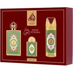 LATTAFA QUEEN OF ARABIA DÁRKOVÁ SADA EDP 100 ML, DEOSPRAY 200 ML A EDP 20 ML