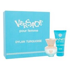 VERSACE DYLAN TURQUOISE POUR FEMME GIFT SET EDT 30 ML AND BODY GEL 50 ML