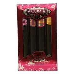 CUBA JUNGLE GIFT SET CUBA HEARTBREAKER EDT 35 ML, CUBA SNAKE EDT 35 ML, CUBA TIGER EDT 35 ML AND CUBA ZEBRA EDT 35 ML