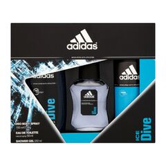 ADIDAS ICE DIVE GIFT SET EDT 50 ML, DEOSPRAY ICE DIVE 150 ML AND SHOWER GEL 250 ML ICE DIVE