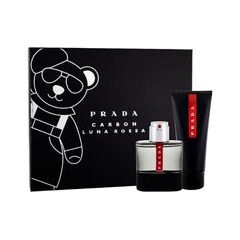 PRADA LUNA ROSSA CARBON EDT GIFT SET 50 ML AND LUNA ROSSA CARBON SHOWER GEL 100 ML