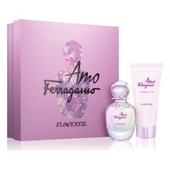 SALVATORE FERRAGAMO AMO FERRAGAMO FLOWERFUL SET EDT 50 ML + BODY LOTION 100 ML
