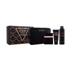 GUESS SEDUCTIVE HOMME NOIR GIFT SET EDT 100 ML, SHOWER GEL 100 ML, DEOSRPAY 226 ML AND COSMETIC BAG
