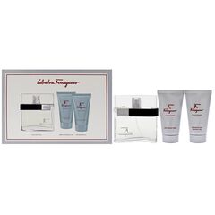 SALVATORE FERRAGAMO F BY FERRAGAMO POUR HOMME GIFT SET EDT 100 ML, SHOWER GEL 75 ML A BALZÁM PO HOLENÍ 75 ML