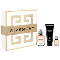 GIVENCHY L´INTERDIT GIFT SET EDP 50 ML, TĚLOVÉ MLÉKO 75 ML A MINIATURE EDP 10 ML