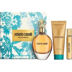CAVALLI ROBERTO ROBERTO CAVALLI DÁRKOVÁ SADA EDP 75 ML, TĚLOVÉ MLÉKO 100 ML A MINIATURKA EDP 15 ML