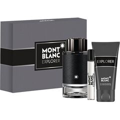 MONT BLANC EXPLORER GIFT SET EDP 100 ML, SHOWER GEL 100 ML AND MINIATURE EDP 7,5 ML
