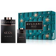 BVLGARI MAN IN BLACK GIFT SET EDP 100 ML A MINIATURE EDP 15 ML