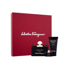 SALVATORE FERRAGAMO SIGNORINA MISTERIOSA GIFT SET EDP 100 ML, BODY LOTION 50 ML AND MINIATURE EDP 5 ML