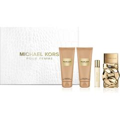 MICHAEL KORS POUR FEMME DÁRKOVÁ SADA EDP 100 ML, TĚLOVÉ MLÉKO 100 ML, SPRCHOVÝ GEL 100 ML A MINIATURKA EDP 10 ML