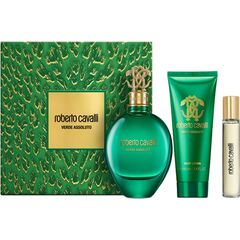CAVALLI ROBERTO SIGNATURE VERDE ASSOLUTO DÁRKOVÁ SADA EDP 75 ML, TĚLOVÉ MLÉKO 100 ML A MINIATURKA EDP 15 ML